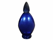 Bourjois Perfume Bottle Cobalt Blue Glass