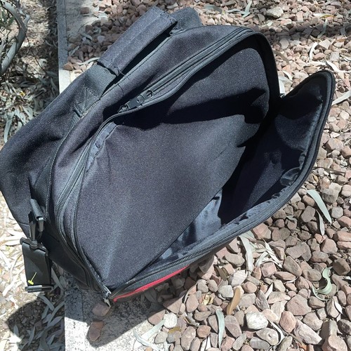 Ducati Performance Inner Bag Briefcase Messenger Black Used - Picture 12 of 12