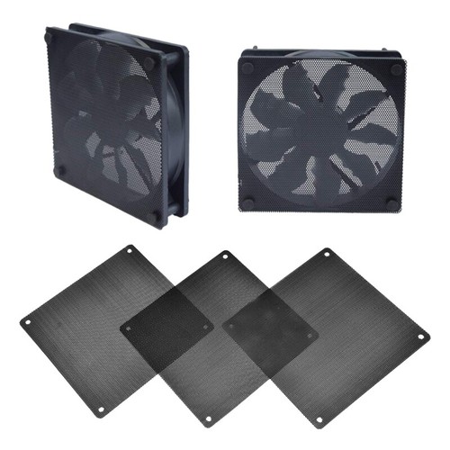 5 Pieces PC Fan Frame Dust Mesh Cooler Filters Dustproof PVC Cover 12/14/9/8/7cm - Picture 2 of 12