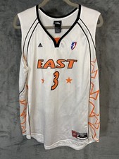 Autographed 2007 WNBA All Star #3 DeLisha Milton Jones Signed Adidas Jersey DC