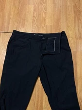 Vuori Meta Pants Mens 36 Blac Preppy Workwear Dressy Slash Pockets Chino Trouser