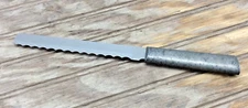 Rada Cutlery Bread Knife Vtg All Metal 6" S/S High Carbon Serrated Blade USA