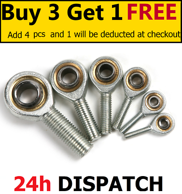 10mm Rod End Bearing M10x1.5mm Rod Ends Ball Joint Male Right Hand Thread : Buy Online At Best Price In KSA - Souq Is Now - Foto 4