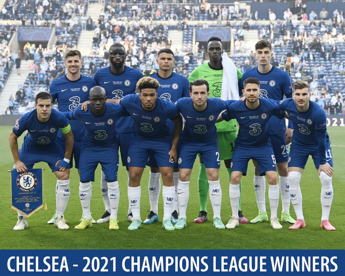 Chelsea 2021 - UEFA Cup Champions, 8x10 Color Photo Chelsea 2021 - UEFA Cup Champions, 8x10 Color Photo