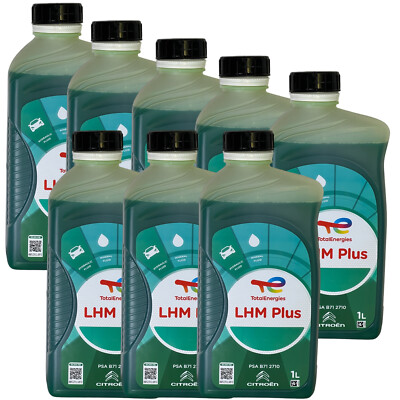 8x1 Liter TOTAL LHM Plus Citroen Hydrauliköl Citroen XM BX CX Xantia