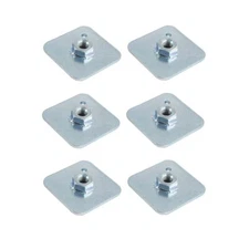 6 x FIA / MSA UK Harness Bolt Stress / Mounting Plate (7/16 UNF Thread)