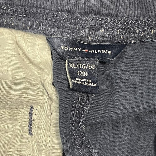 Tommy Hilfiger Shorts Mens XL 20 Blue All Over Print Drawstring Bermuda - Picture 16 of 17