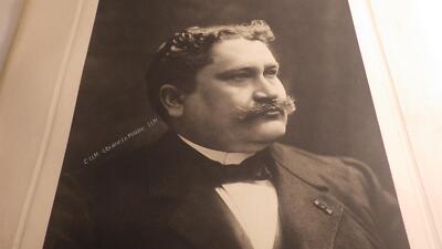 1900.Honoré Sauvan (portrait photo engraving.Nice.Maritime Alps).