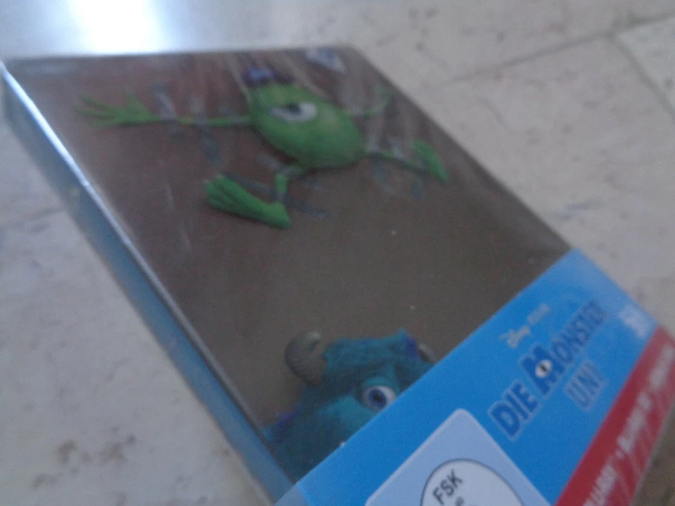 MONSTERS UNIVERSITY 3 BLU-RAY DISC 3D Blu-ray SteelBook *NEW & SEALED* DISNEY - Image 2 of 4