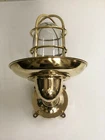 Marine Brass Bulkhead Light Shade & Junction Box Ship Passageway Lamp Fixture