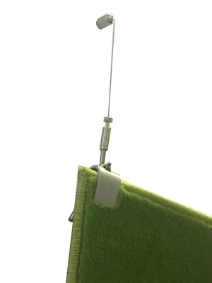 PICTUREHANGINGDIRECT.CO.UK Arazzo Tappeto Orientale Kit Appendiabiti da Parete Sospeso Acciaio Cavi Fili Corde