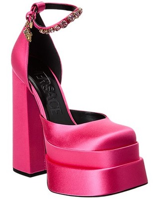 Versace Medusa Satin Platform Pump Women's
