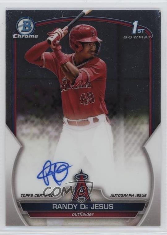 2023 Bowman Chrome Prospect Auto Randy De Jesus #CPA-RD Auto 0d6g