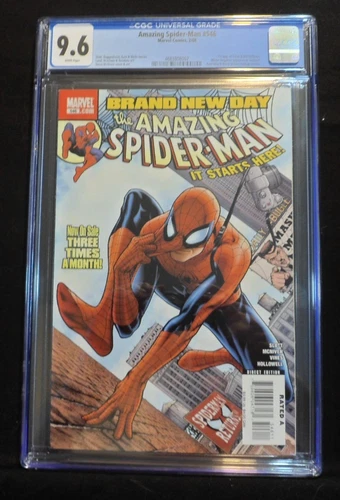 2008 The Amazing Spider-Man #546 (Marvel) CGC 9.6 "White Pages" Comic