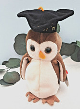 Wise 1998 Owl a Ty Original Beanie Baby Complete with all His Tags