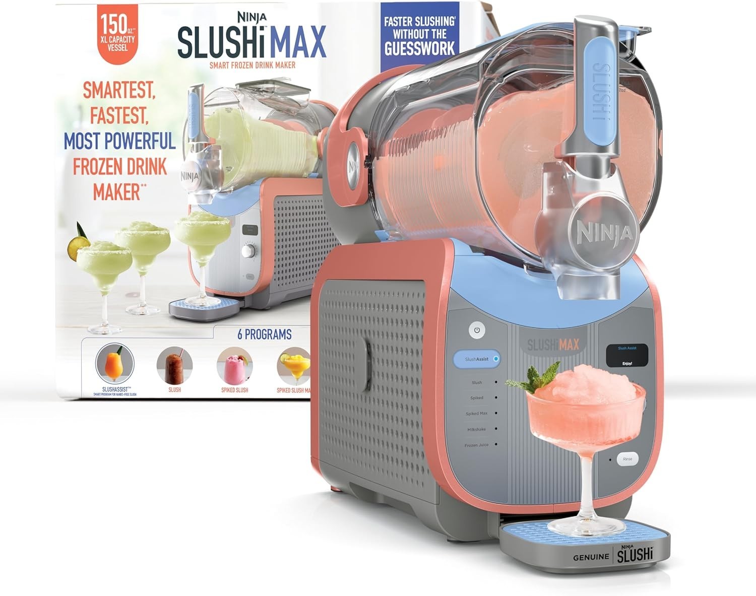 Ninja SLUSHi Max XXL Frozen Drink Maker FS605 150oz NEW FREE SHIPPING