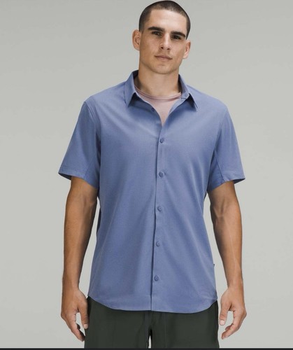 Lululemon Airing Easy Kurzarmshirt Water Drop Mediun
