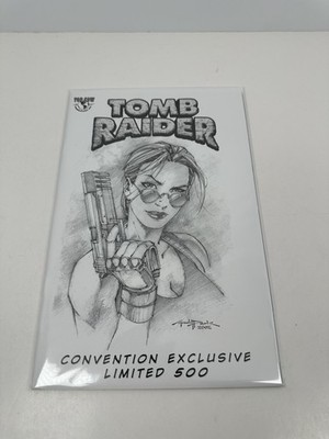 TOMB RAIDER #20 - Jay Company  Comic Con 2002 Sketch Variant W/Coa Ltd. 500