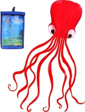 Soft Octopus Kite Series, Beautiful Kite with Long Colorful Tail for Kids and...