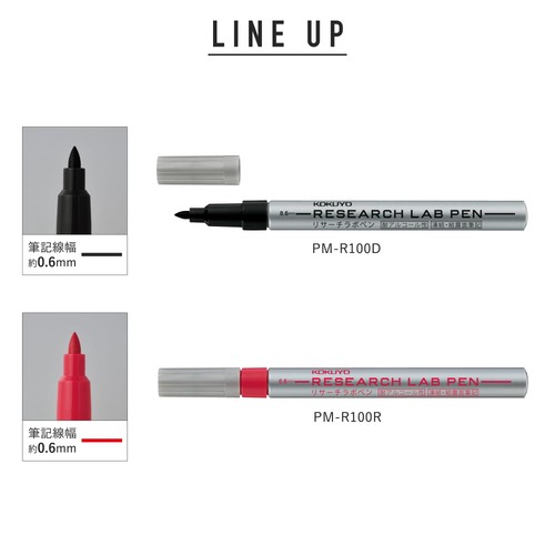 Pen Marker Research Lab Pen Alcohol Resistant Type Black PM-R100DX2SET - Picture 8 of 8