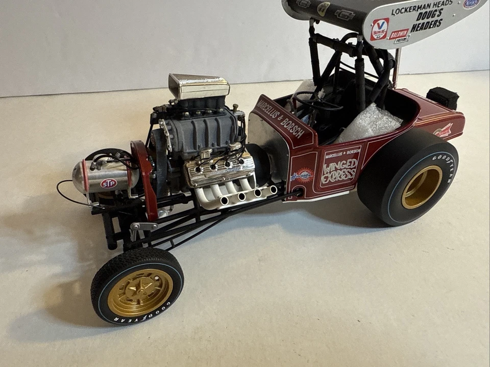 Precision Miniatures Marcellus & Borsch Winged Express 1:18 NHRA Race Dragster - Image 3 of 4