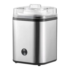 Uimoso Automatic Ice Cream Machine 2.11 Qt Capacity Stainless Steel for Home DIY