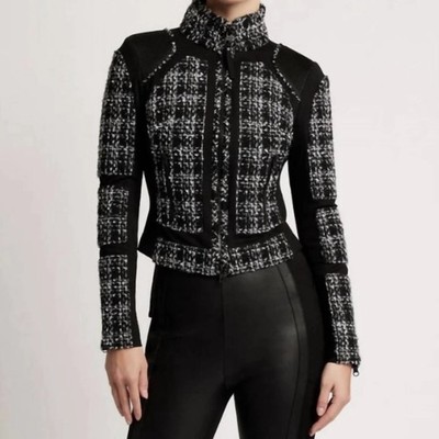 Blanc Noir - Boucle Moto Mesh Jacket - Black- Small