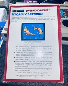 SUPER VIDEO ARCADE SEARS INTELLIVISION 9 GAME LOT CIB UTOPIA &1 DK CART  TESTED