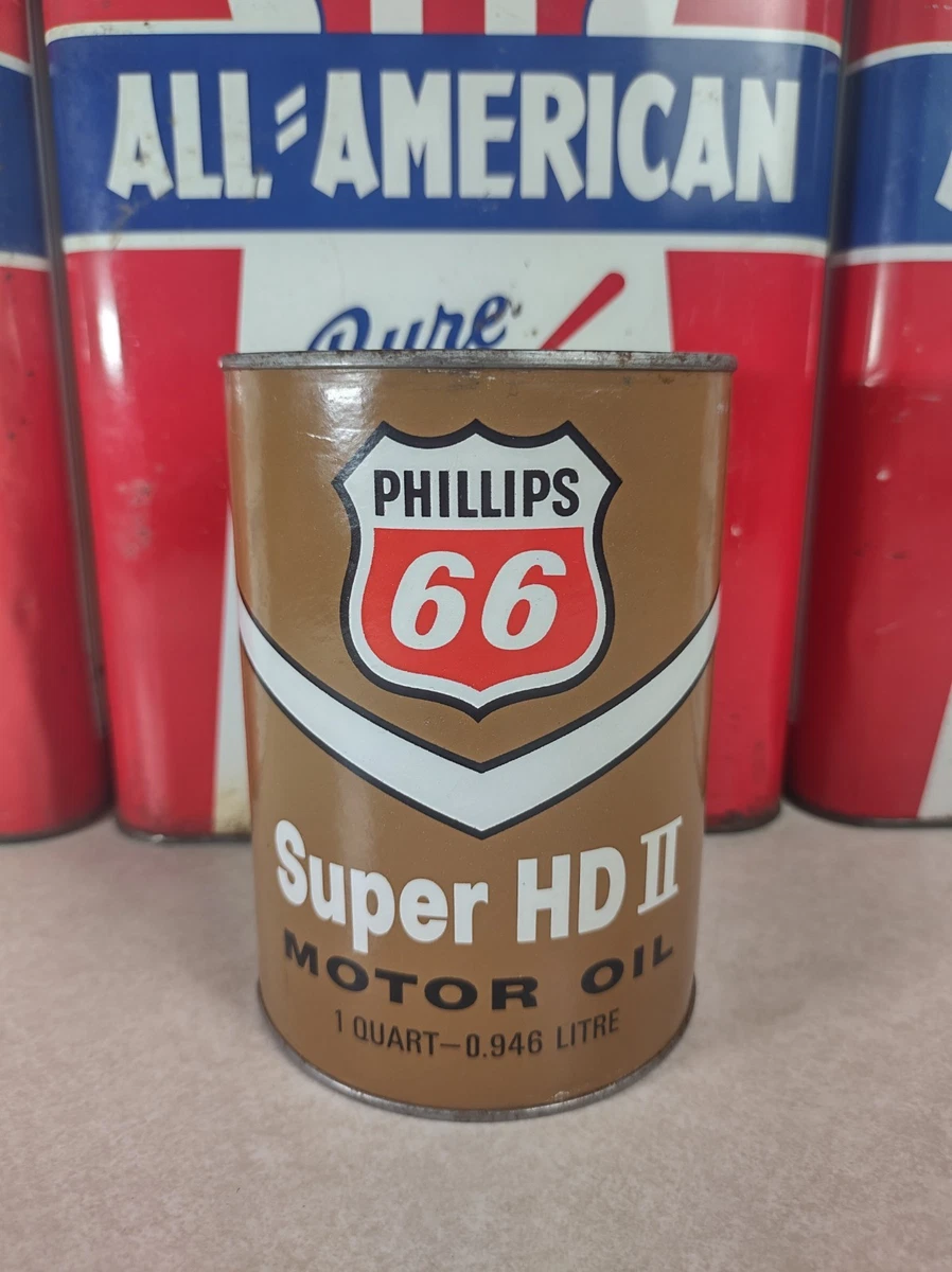 1970's PHILIPS66 ヴィンテージ缶 モーターオイル 世田谷ベース Phillips 66 In Collectible Gas & Oil Advertising Cans And Buckets