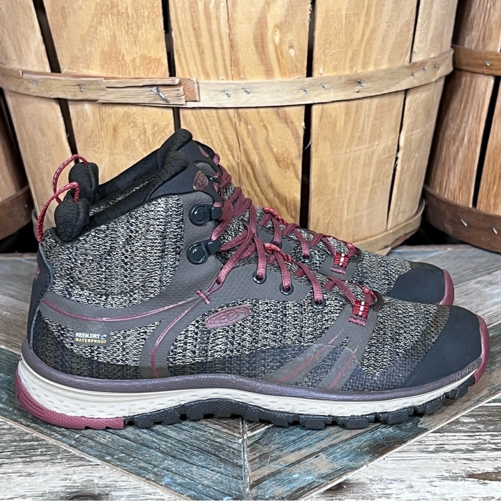 Keen Terradora II Mid Canteen Andorra stivali da trekking impermeabili stringati donna 7