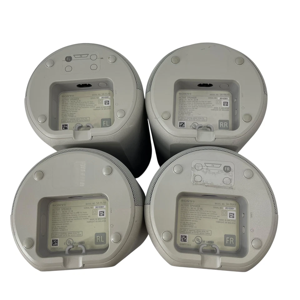 Sistema doméstico Sony HT-A9 4x altavoces activos SA-FLA9 SA-RLA9 SA-RRA9 SA-FRA9 #D1191 Foto 2 de 4