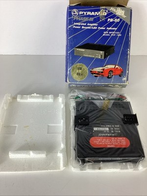 VTG Pyramid PB-80 120 Watt integrated Amp Power Booster/Led Power Indicator *NOS