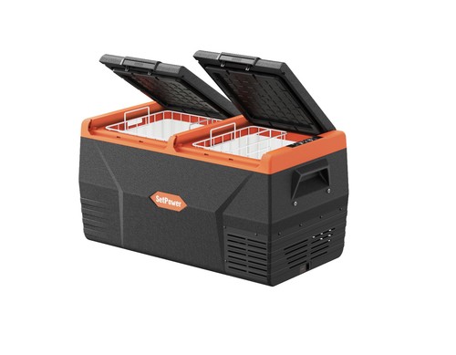 Setpower 79.3 Quart(75 Liter) Dual Zone 12 Volt Refrigerator,TC75-second hand