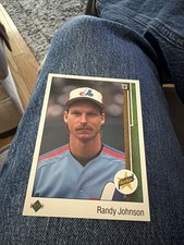1989 Upper Deck - Star Rookie Randy Johnson #25 Blank Back (RC)