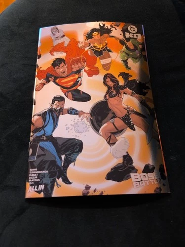 DC KO BOSS BATTLE #1 FOIL VARIANT SUPERMAN HOMELANDER BATMAN VAMPIRELLA SABRINA