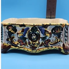 Deruta Italian Pottery Trinket Dish Vintage Hand Painted VINTAGE 