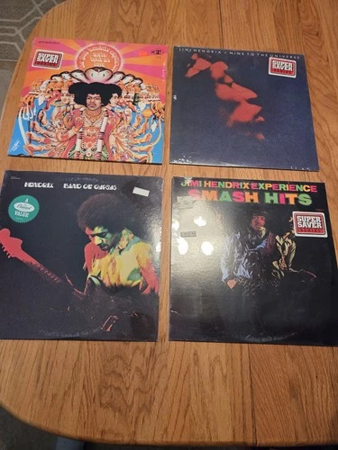 Jimi Hendrix 4 Unopened LP Lot