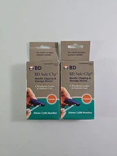 Lot Of 2 BD Safe-Clip Portable Needle Clipping & Storage Device Diabetes Care