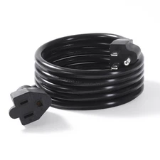 6FT Indoor And Outdoor Extension Cord, 16/3 SJTW Heavy Duty Power Cord, 3-Prong