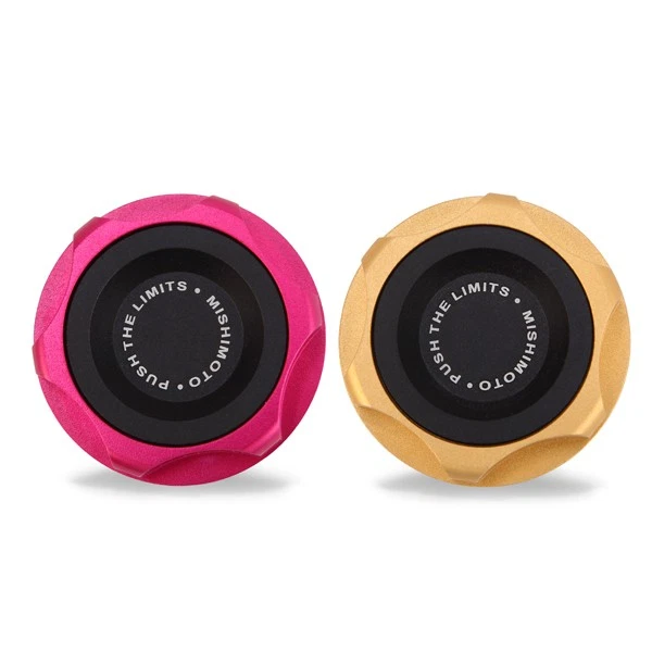 Tapa de llenado de aceite Mishimoto MMOFC-SUB-GD para Subaru Gold Foto 4 de 4