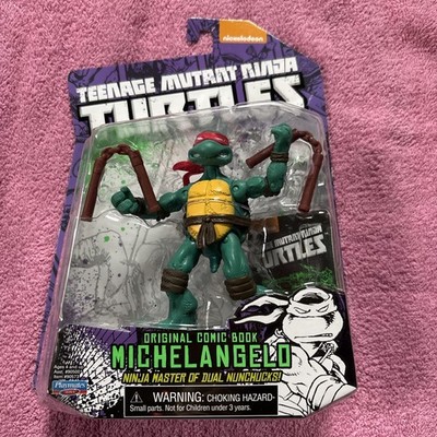2014 Teenage Mutant Ninja Turtles TMNT Original Comic Book Michelangelo Figure