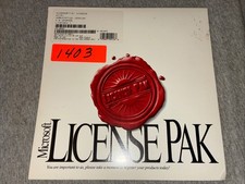 Microsoft Windows NT License Pak Only No Media Workstation Version 4.0 Upgrade