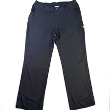 Chef Works Black Professional Kitchen Cook Pants Mens XL Elastic Back Twill