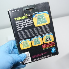 Nintendo NES Tennis Game PAL Hangtab CIB Complete