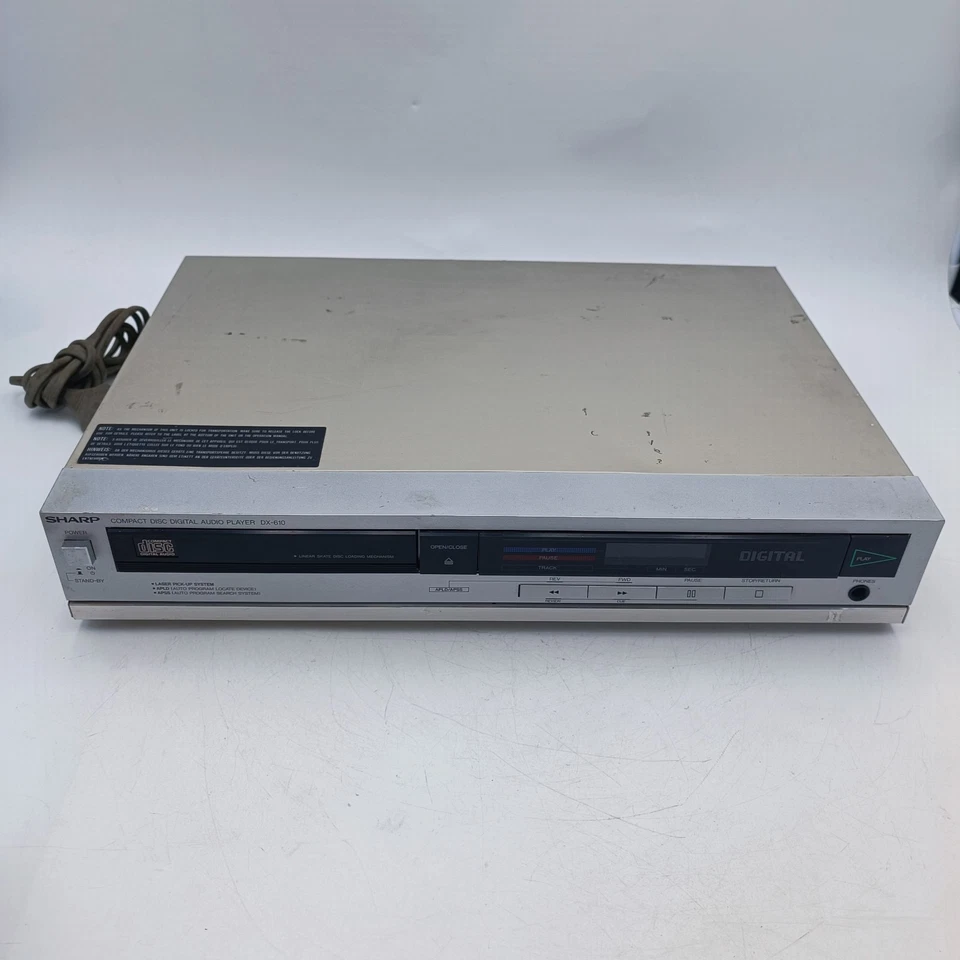 Sharp DX-610 H(S) Compact Disc Digital Audio Player 110-240V 18W DX 610 - Image 4 of 4