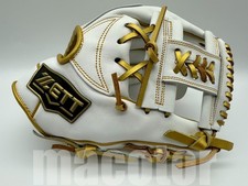 ZETT Special Pro Order 11.5" Infield Baseball Glove White Gold RHT Limited