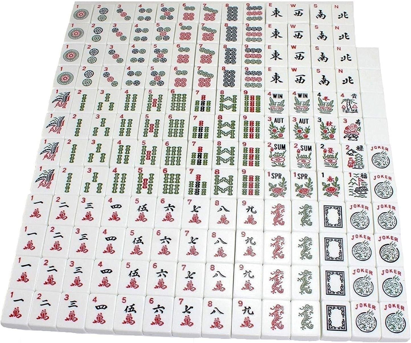 We pay your sales tax American Mahjong Set in Wooden Case ~ 4 Racks &... 