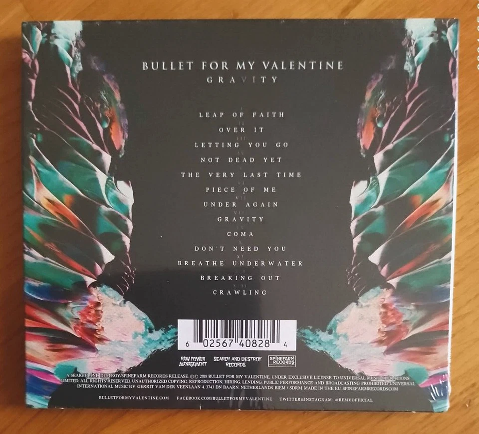 Bullet For My Valentine - Gravity (Limited Edition) CD Album - Bild 2 von 3