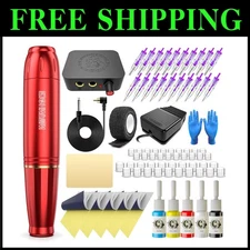Professional Tattoo Pen Kit for Beginners - Rotary Machine