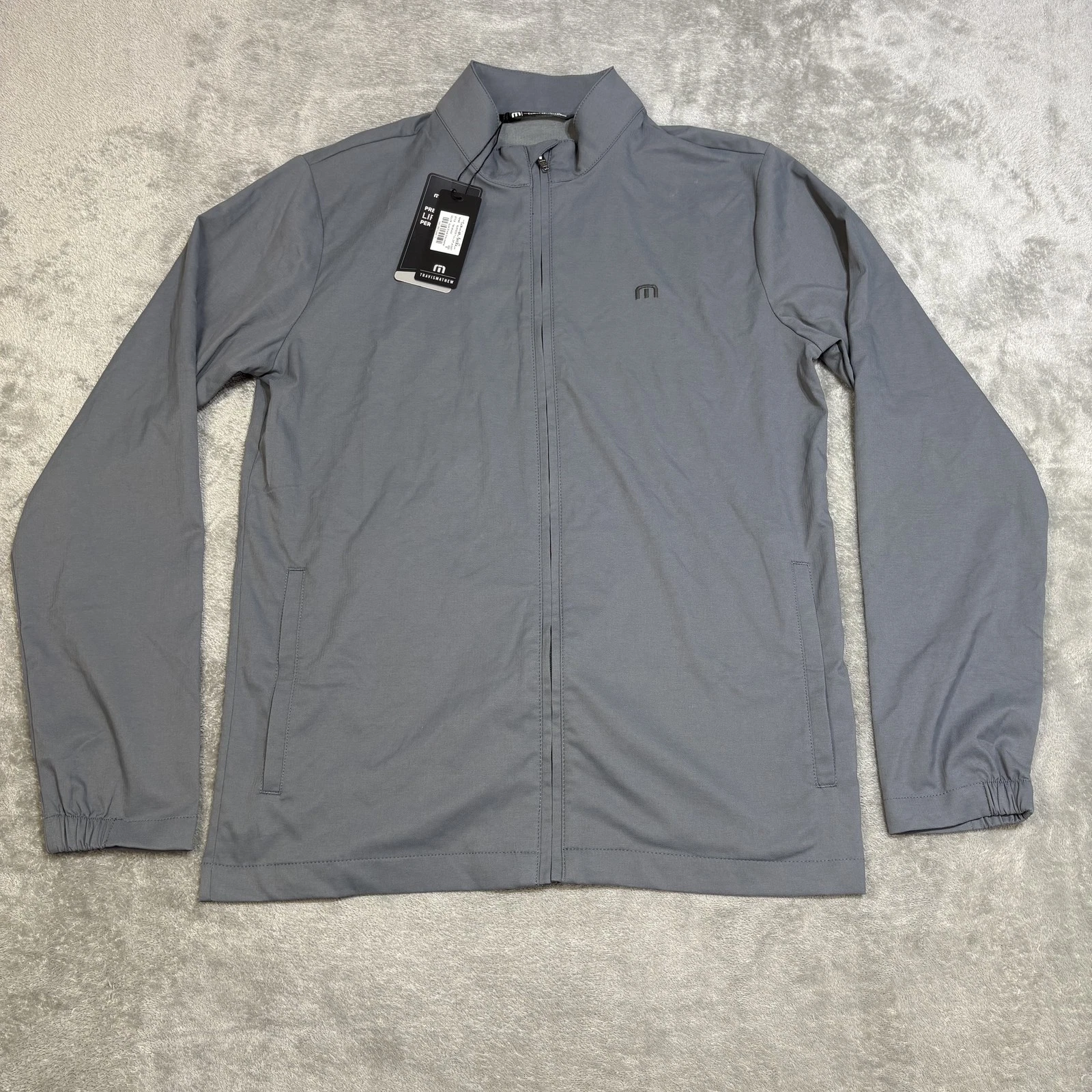 TravisMathew Jacket Mens S Surfside Full Zip Prestige Performance Regeneron NWT